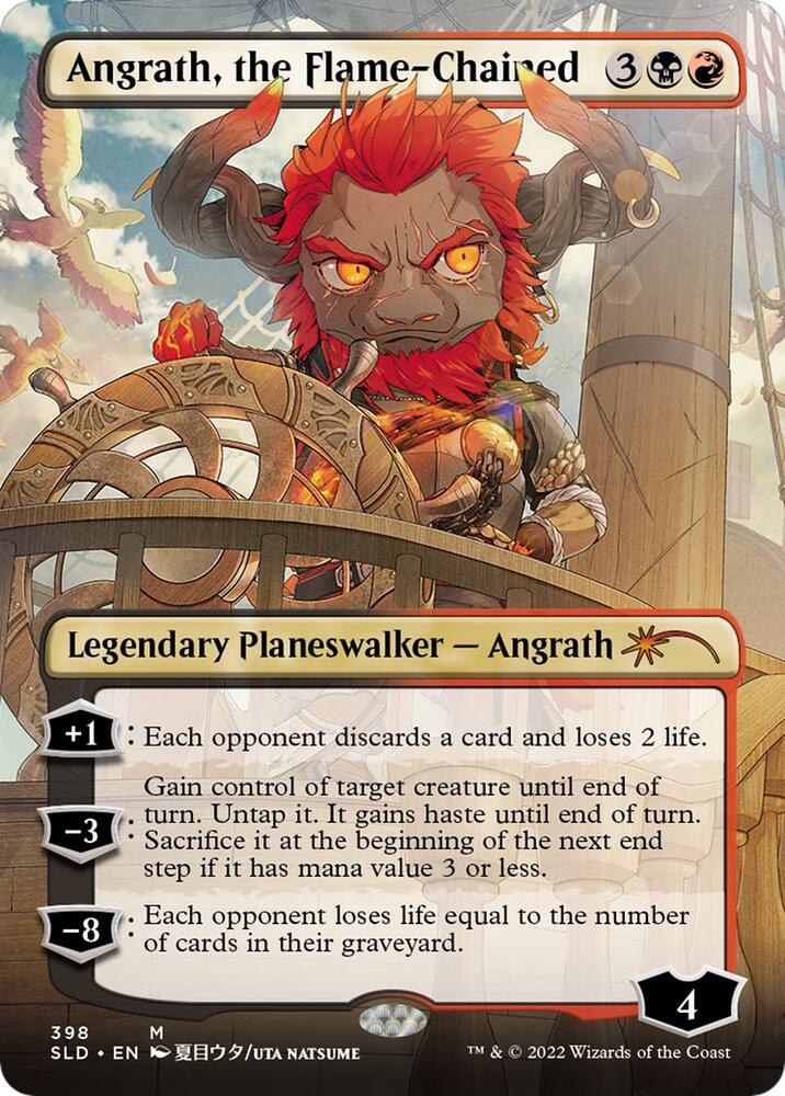 Angrath the Flame Chained Borderless (Secret Lair Drop Series)  - undefined