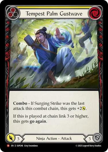 Tempest Palm Gustwave (Super Slam)  - Rainbow Foil