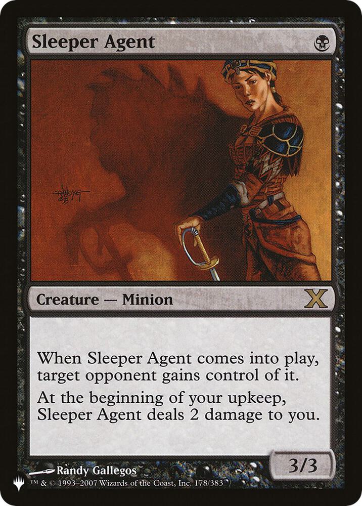 Sleeper Agent (The List Reprints) 