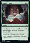 Natures Lore 244/361 (Commander Legends: Battle for Baldur's Gate) 