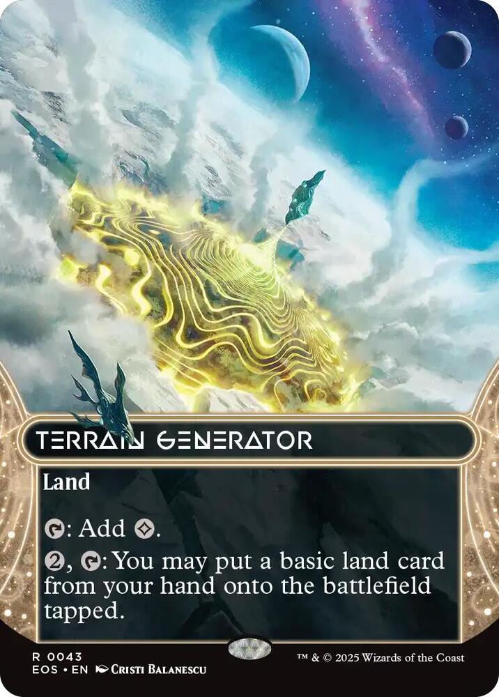 Terrain Generator  43/45 (Edge of Eternities: Stellar Sights)  - Borderless