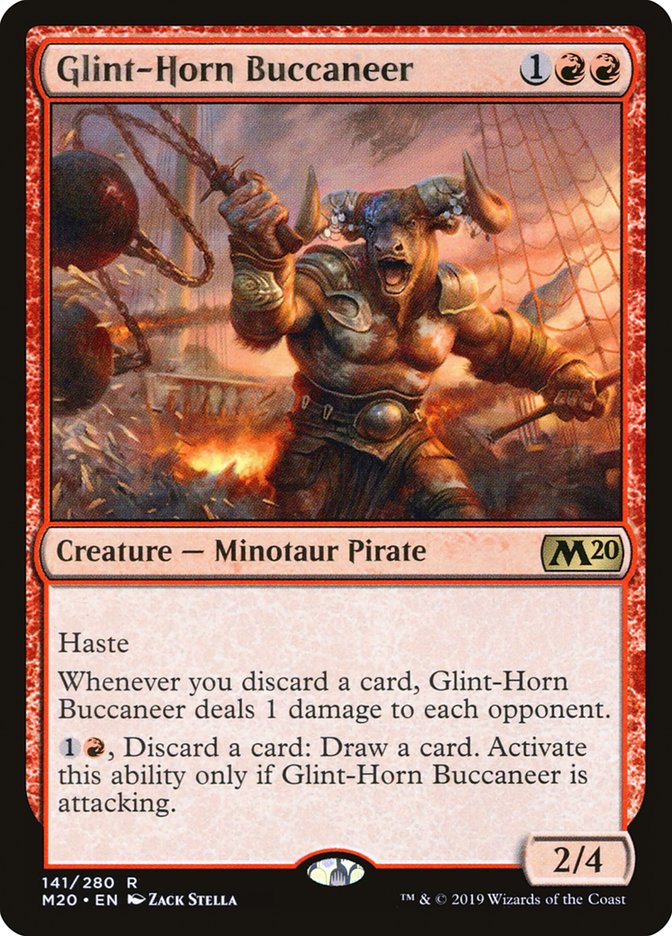 Glint Horn Buccaneer 141 (Core Set 2020) 