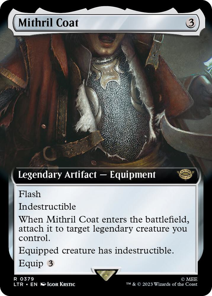 Mithril Coat Extended Art (Universes Beyond: The Lord of the Rings: Tales of Middle-earth) 
