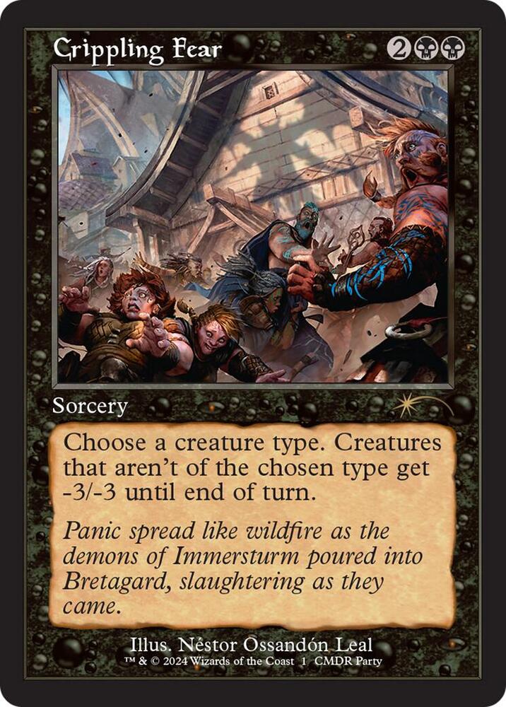 Crippling Fear 1 (WPN & Gateway Promos)  - Foil
