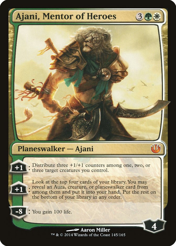 Ajani, Mentor of Heroes (Journey Into Nyx) 