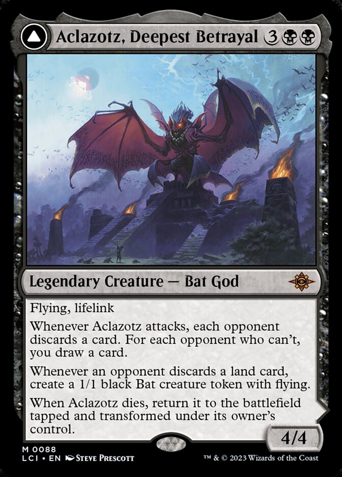 Aclazotz, Deepest Betrayal // Temple of the Dead (The Lost Caverns of Ixalan) 