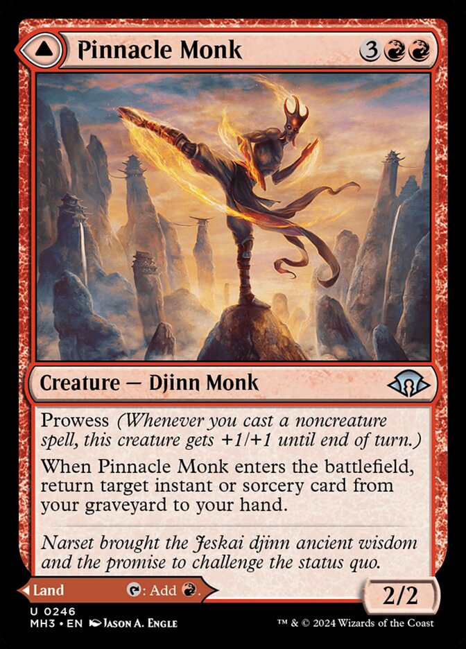 Pinnacle Monk // Mystic Peak 246 (Modern Horizons 3) 