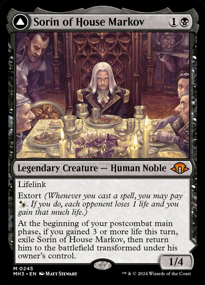 Sorin of House Markov // Sorin, Ravenous Neonate (Modern Horizons 3) 