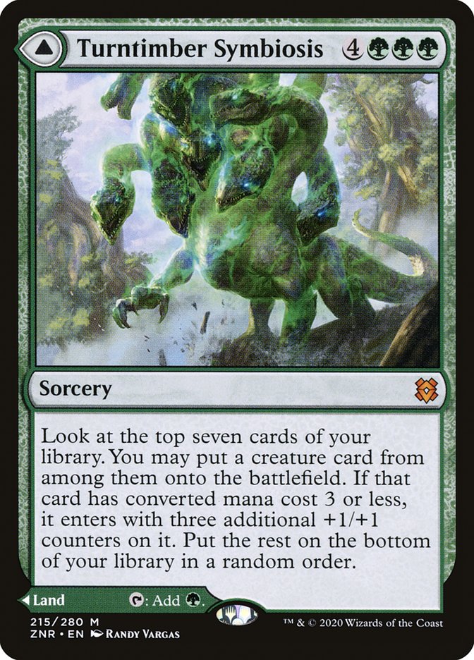 Turntimber Symbiosis // Turntimber, Serpentine Wood (Zendikar Rising)  - undefined