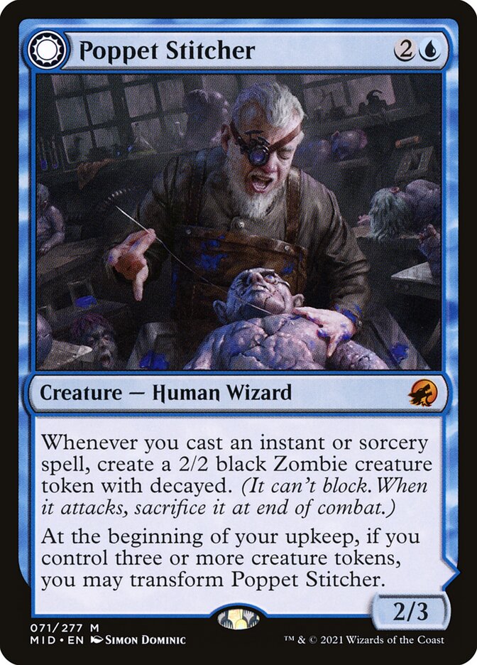 Poppet Stitcher // Poppet Factory (Innistrad: Midnight Hunt) 