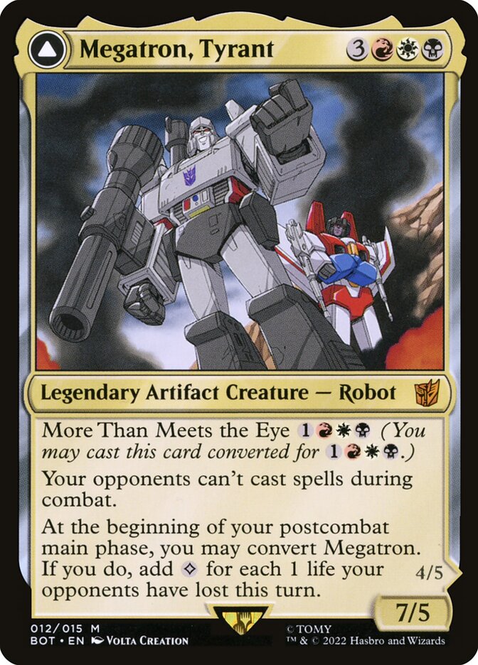 Megatron, Tyrant // Megatron, Destructive Force (Universes Beyond: Transformers) 