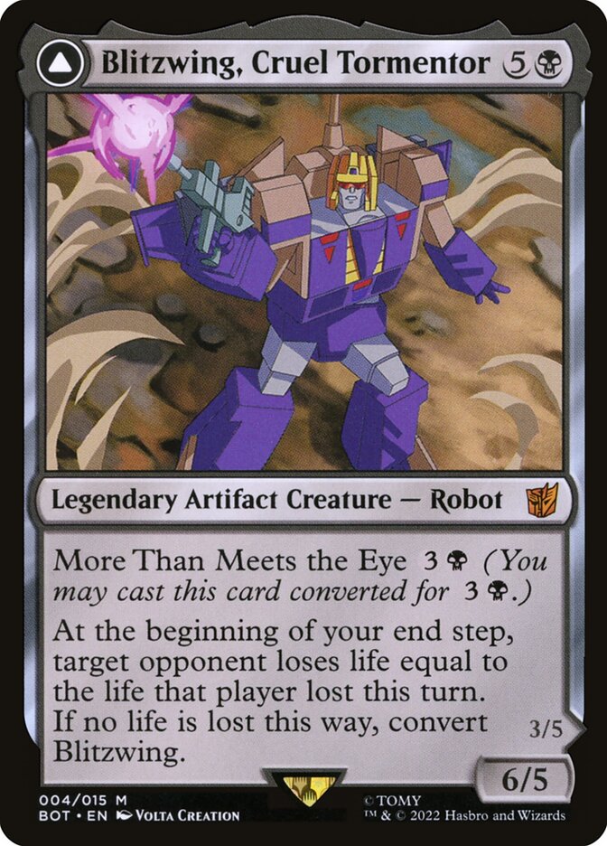 Blitzwing, Cruel Tormentor // Blitzwing, Adaptive Assailant (Universes Beyond: Transformers) 