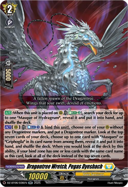 Dragontree Wretch Pegas Dyeshach (DZ-BT06: Generation Dragenesis) 