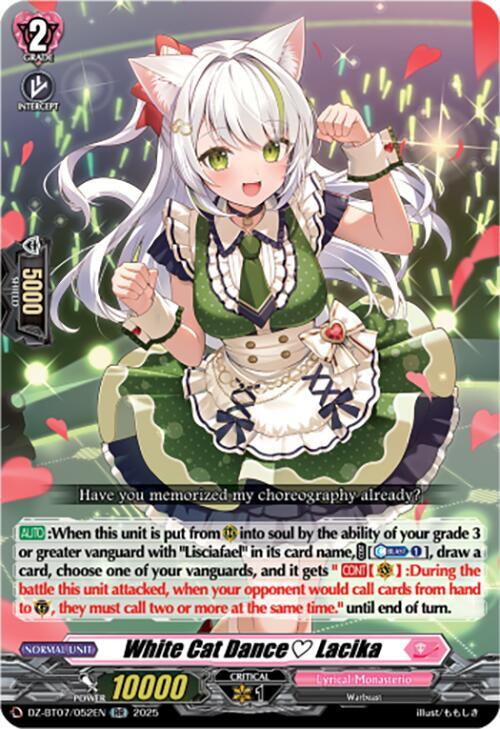 White Cat Dance Lacika (DZ-BT07: Moon Fangs & Cerulean Blaze) 