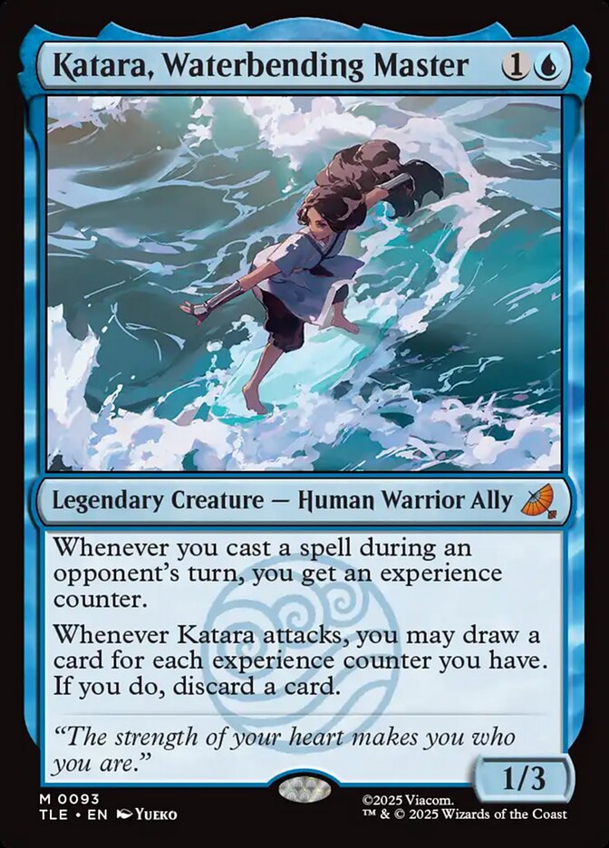 Katara, Waterbending Master 93/317 (Avatar: The Last Airbender: Eternal-Legal) 