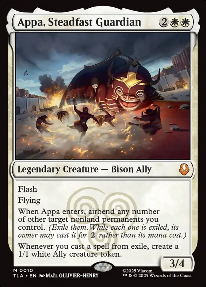 Appa Steadfast Guardian 10 (Avatar: The Last Airbender)  - Foil