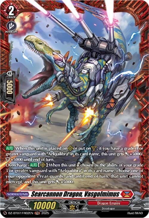 Searcannon Dragon Vasgolmimus FR (DZ-BT07: Moon Fangs & Cerulean Blaze) 