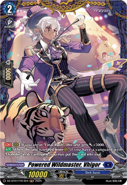 Powered Wildmaster Vhigor FR (DZ-BT07: Moon Fangs & Cerulean Blaze) 
