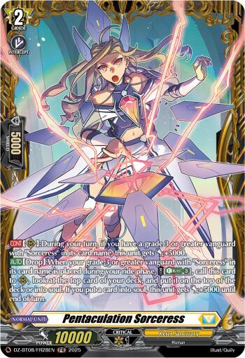 Pentaculation Sorceress FR (DZ-BT08: Knights 0f Rebirth) 