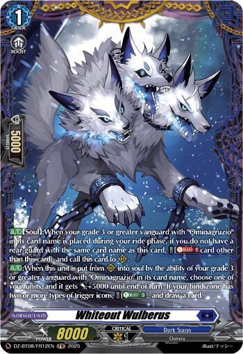 Whiteout Wulberus FR (DZ-BT08: Knights 0f Rebirth) 