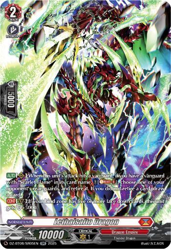 Lethalsalto Dragon SR (DZ-BT08: Knights 0f Rebirth) 