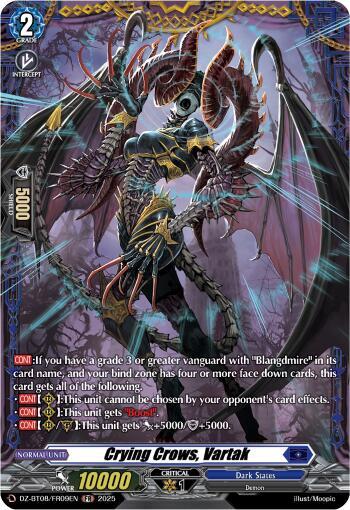 Crying Crows Vartak FR (DZ-BT08: Knights 0f Rebirth) 