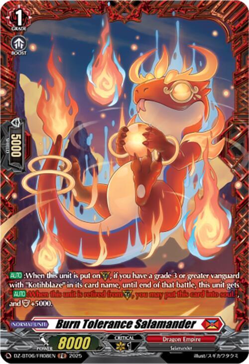 Burn Tolerance Salamander FR (DZ-BT06: Generation Dragenesis) 