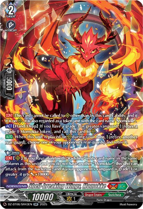 Shell breaking Wings Momokke SR (DZ-BT06: Generation Dragenesis) 