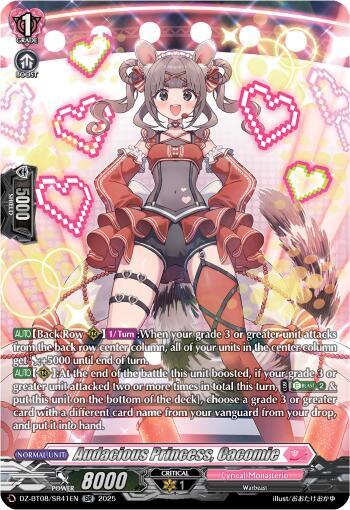 Audacious Princess Cacomie SR (DZ-BT08: Knights 0f Rebirth) 