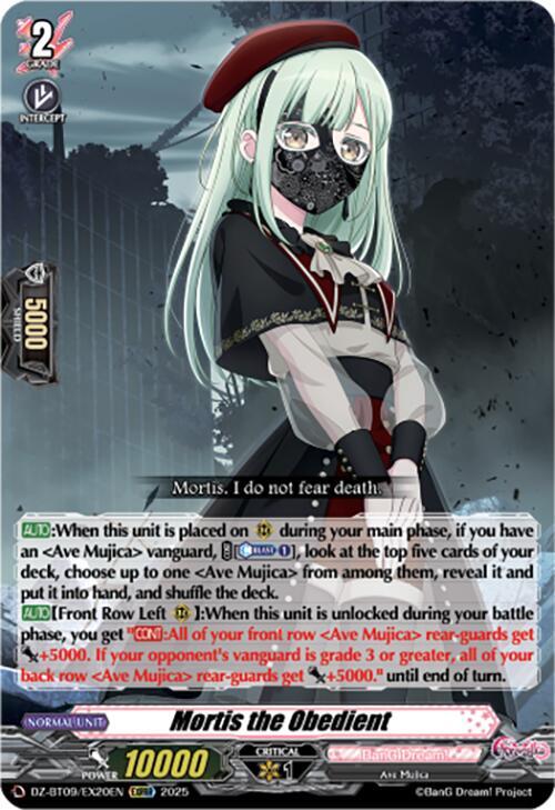 Mortis the Obedient EXRRR (DZ-BT09: Super Brave Detonation) 