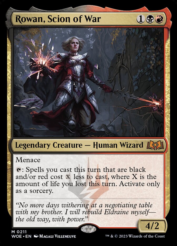 Rowan, Scion of War (Wilds of Eldraine) 