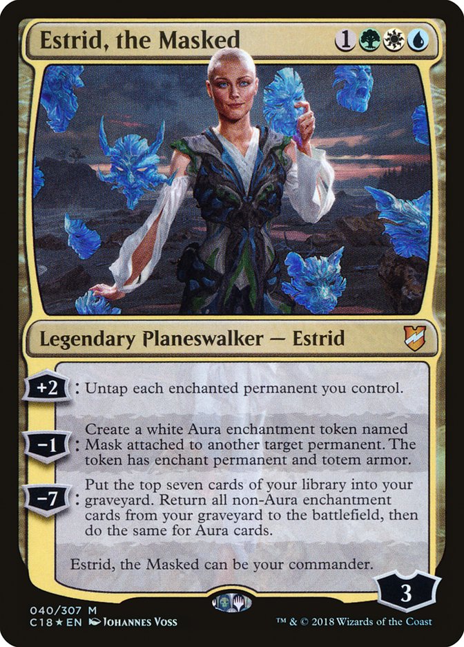 Estrid, the Masked (Commander 2018)  - undefined