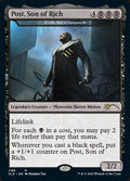 Post, Son of Rich // K'rrik, Son of Yawgmoth 1186 (Secret Lair Drop Series) 