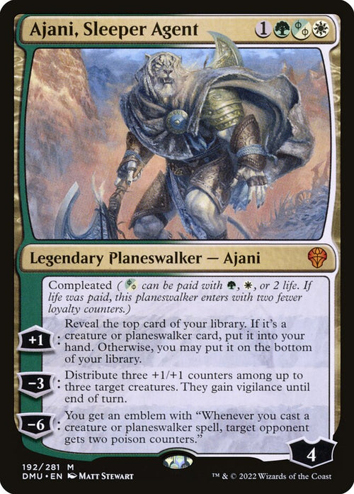 Ajani, Sleeper Agent 192/281 (Dominaria United) 