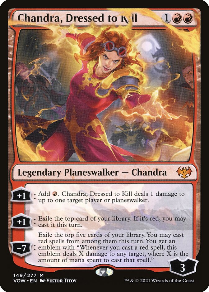 Chandra, Dressed to Kill (Innistrad: Crimson Vow) 