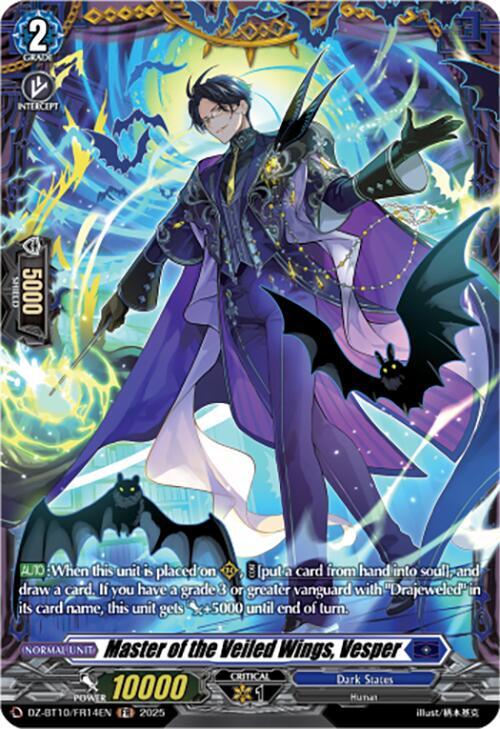 Master of the Veiled Wings Vesper FR (DZ-BT10: Dragonsoul Resonance) 