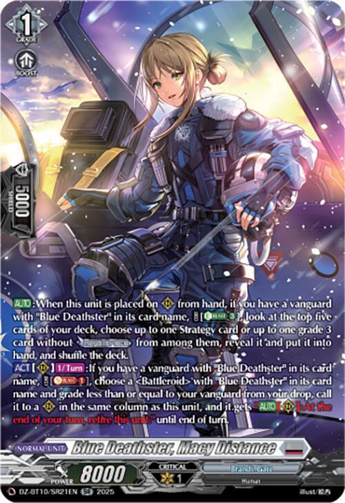 Blue Deathster Macy Distance SR (DZ-BT10: Dragonsoul Resonance) 