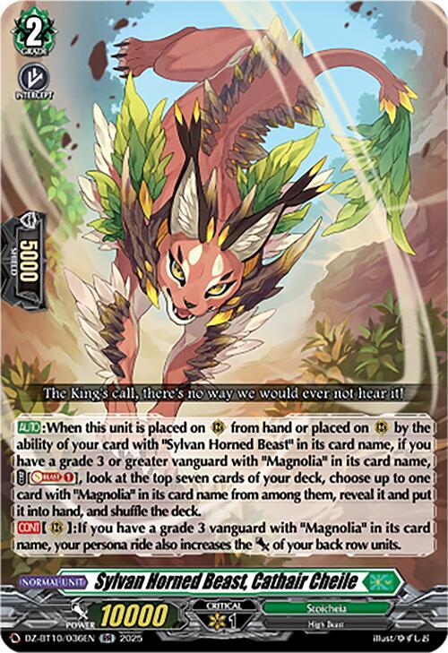 Sylvan Horned Beast Cathair Cheile (DZ-BT10: Dragonsoul Resonance) 