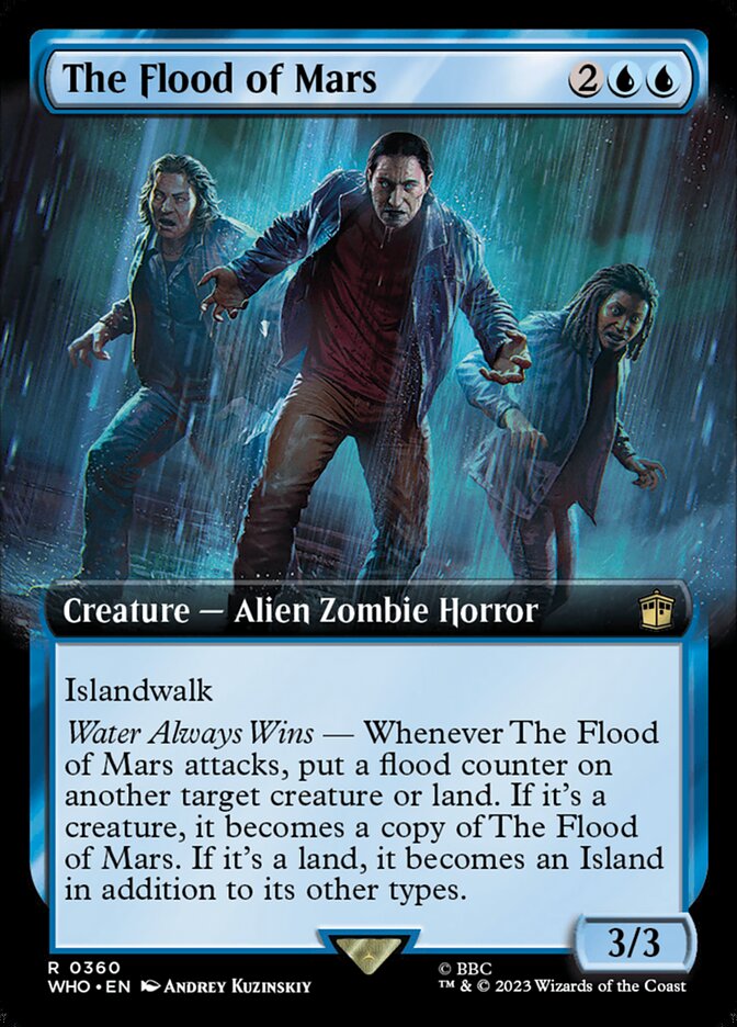 The Flood of Mars 360/331 (Universes Beyond: Doctor Who)  - Extended Art