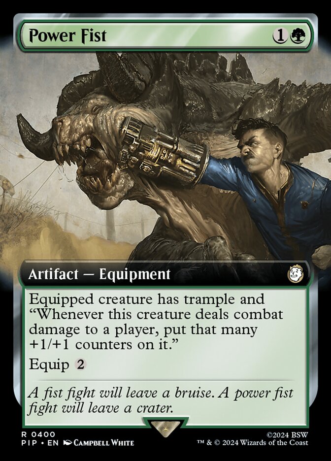 Power Fist 400 (Universes Beyond: Fallout)  - Extended Art Foil