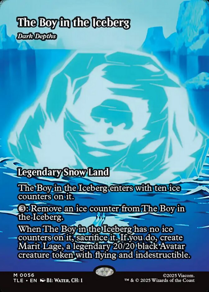 The Boy in the Iceburg - Dark Depths 56/317 (Avatar: The Last Airbender: Eternal-Legal)  - Borderless 