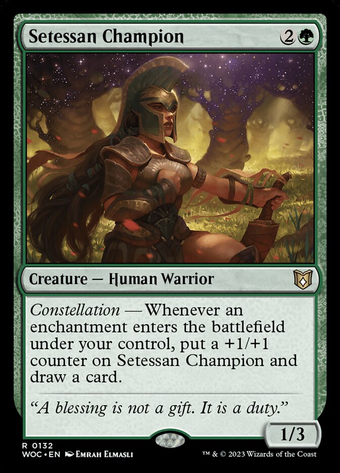 Setessan Champion 132/173 (Commander: Wilds of Eldraine) 