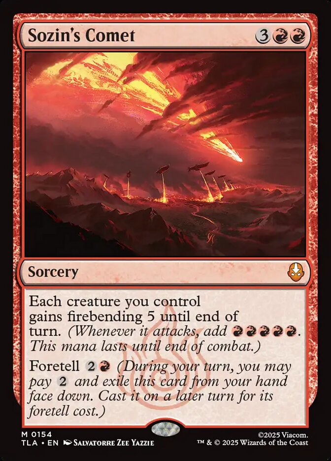Sozin's Comet 154 (Avatar: The Last Airbender)  - Foil