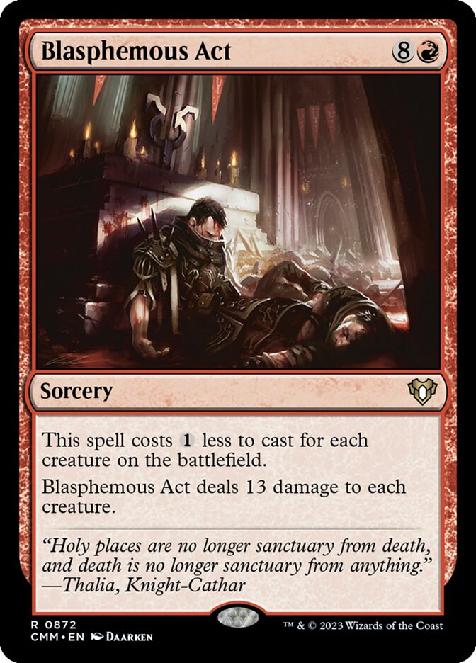 Blasphemous Act (Commander Masters) 