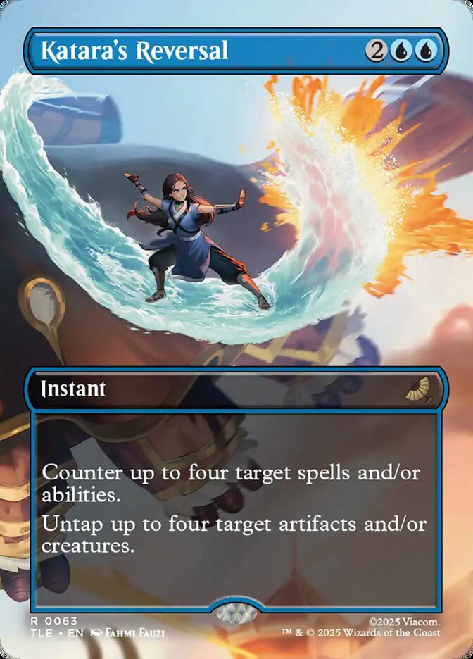 Katara's Reversal 63/317 (Avatar: The Last Airbender: Eternal-Legal)  - Borderless Foil