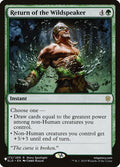 Return of the Wildspeaker (The List Reprints) 