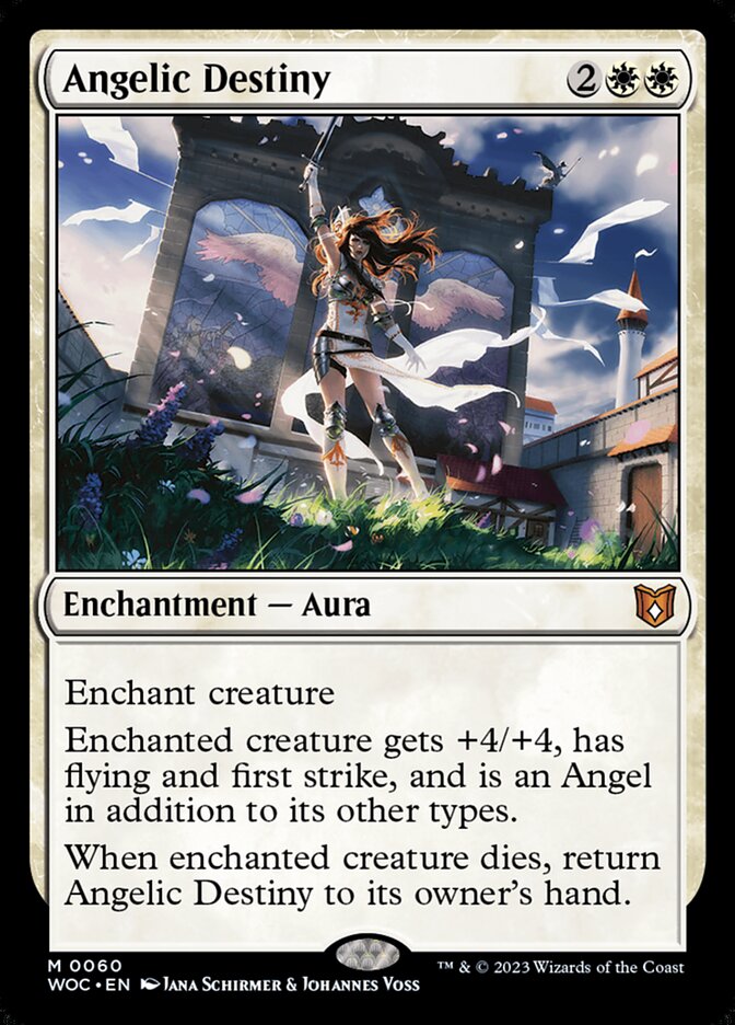 Angelic Destiny (Commander: Wilds of Eldraine) 