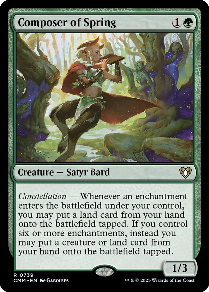 Composer of Spring (Commander Masters) 