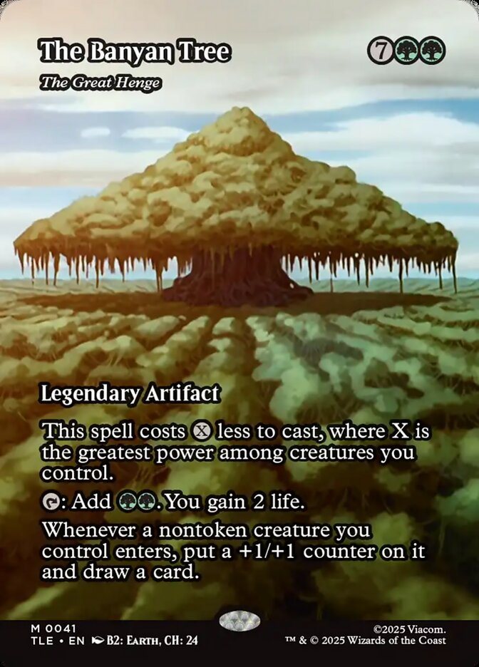 The Banyan Tree The Great Henge Borderless 41/0 (Avatar: The Last Airbender: Eternal-Legal)  - Borderless