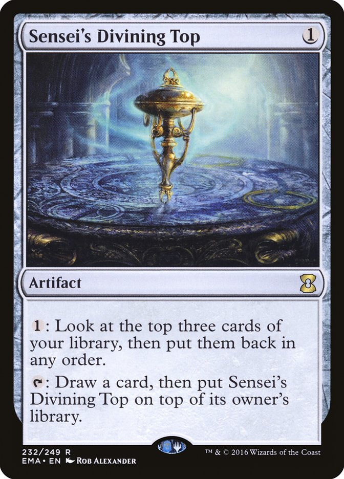 Sensei's Divining Top 232/249 (Eternal Masters) 